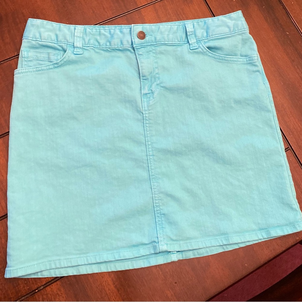 Tommy Hilfiger Vintage y2k 2000s Denim Mini Skirt 10